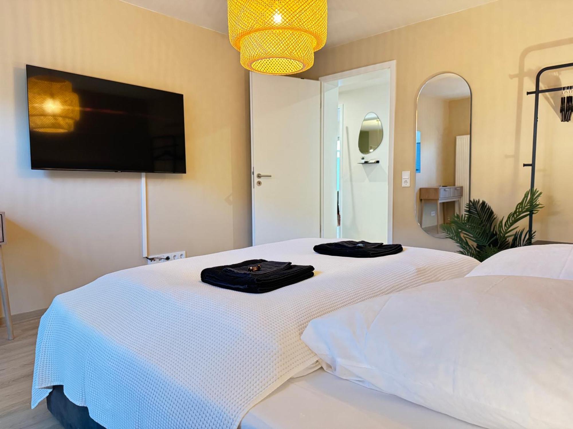 Lightplace • Design • Boxspring • Balkon • 2 Smart Tv •Innenstadt Braunschweig Dış mekan fotoğraf